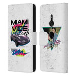 OFFICIAL MIAMI VICE ART LEATHER BOOK WALLET CASE COVER FOR SONY PHONES 1