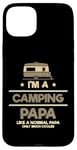 Coque pour iPhone 15 Plus Camping-car glacière Nature Lover Camping Papa Like Normal Papa