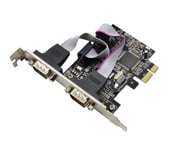 MicroConnect seriell adapter - PCIe 2.0 - seriell x 2