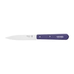 Couteau office N°112 lame lisse inox 10 cm violet Opinel