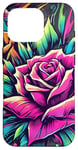 iPhone 16 Pro Floral Rose Botanical Art, Vibrant Street Style, Love Roses Case