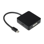 1080P 3 in 1 Display Port DP Male To HDMI DVI VGA Female Cable Adapter Converter