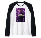 Marvel Hawkeye Clint Noël Lights Bullseye Manche Raglan