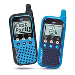 Vtech - Kidi Talkie - Bleu - Talkie-Walkie enfants Avec Écran Et Jeux, Jouet Électronique Éducatif – Version Fr Exclusivité sur Amazon