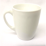 Set of 24 Plain White Porcelain Belly Latte Coffee Tea Hot Chocolate Mugs Cups