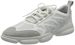 BOSS Mens Rapid Runn Low-top trainers with honeycomb mesh and logo details Size 5 White