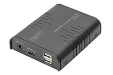 DIGITUS DS-55530 Extender HDMI/HDMI Splitter - Full HD 1080p 60 Hz - 120 m via câble LAN/Illimité via Ethernet (compatible IP) - Unité de réception pour DS-55529 - HDMI 1.3 & HDCP 1.4