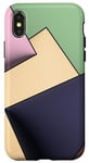 iPhone X/XS Pastel Colours Shapes Geometric Art Case