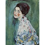 Artery8 Gustav Klimt Portrait of a Lady Painting Large Wall Art Poster Print Thick Paper 18X24 Inch