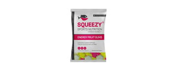 Squeezy Energy Piraya Fruit Gum Fruktsmak, 100 gram