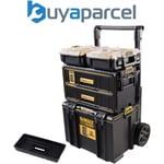 Dewalt Toughsystem DS450 Rolling Tool Storage Trolley + 2 Drawer + 2 Organisers