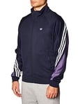 adidas Men 3STRIPE WRAP TT Sweatshirt - Legend Ink/White, Large