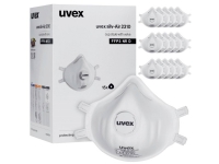 uvex silv-Air classic 2310 8762310 Finstøvmaske med ventil FFP3 D 15 stk EN 149:2001 + A1:2009 DIN 149:2001 + A1:2009