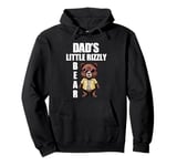 Rizz Bear Dad's Little Rizzly Bear Funny Rizz Saying Pullover Hoodie