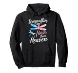 Dragonfly Dragonflies Are Kisses From Heaven Pullover Hoodie