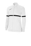 Nike Veste de Survêtement en Tricot pour Femme, Blanc/Noir, M