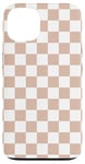 Coque pour iPhone 13 Beige à carreaux