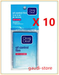 (Pack of 10) Clean and Clear Oil Control Film Blotting Paper --total 600 sheets