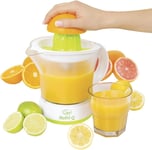 Quick Press Electric Citrus Juicer ,2 Different Cone Sizes ,1.2L Jug,Adjustable