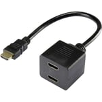 Adaptateur Y HDMI Renkforce RF-4212177 [1x HDMI mâle - 2x HDMI femelle] 20.00