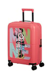 American Tourister Dashpop Disney - Spinner S, Erweiterbarer Handgepäck, 55 cm, 41/47 L, Mehrfarbig (Minnie Pop Letters)