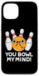 Coque pour iPhone 13 You Bowl My Mind Jeu de mots de bowling amusant