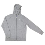 Nike Mixte enfant 619069-063 Hoodie, Dk Grey Heather/White, M (Taille Fabricant: 10-12 ans/137-147) EU