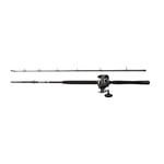 PENN Warfare Boat Rod and Multiplier Reel Fishing Combo Set - All-round Saltwater Combo for Offshore Fishing, Boat Combo, Mackerel, Cod, Bass, Pollack and Flatfish, Black, 210 cm