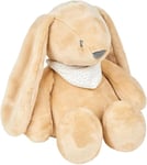 Nattou Peluche Veilleuse Lapin, Sleepy, 7 Teintes naturelles, Boîte à musique intégrée, Batterie Rechargeable USB, 19,3 x 11 x 30,5 cm, Végétalien, Peluche/polyester, Marron clair