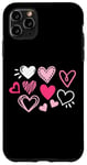 iPhone 11 Pro Max Cute Happy Valentines Day Cute Love Heart Pattern Women Kids Case