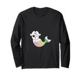 Pirate Mermaid Cat Cats Lover Kitten Pet Owner Long Sleeve T-Shirt