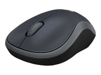 Logitech M185 - Souris - optique - sans fil - 2.4 GHz - récepteur sans fil USB - gris