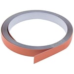 FIRST4MAGNETS SteelFlex® Gloss White & Premium Self Adhesive Steel Tape for Creating a Surface Magnets Will Stick to - 20mm Wide - 5m Length