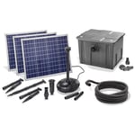 Kit pompe solaire bassin avec filtre gros débit Premium 5000L-150W Substitution