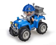 Pinypon Action - Quad avec 1 Figurine de Police pour garçons et Filles de 4 à 8 Ans, (Famosa 700015582)