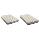 Intex - 64102 - Matelas Gonflable Single High - 2 Pers & 64101 - Matelas Gonflable Single High - 1 Pers
