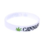 10Pcs Jamaica Weeds Jamaica Reggae Silicone Bracelet Color Filling Trend Hiphop Hiphop Bracelet Perfectly Inspire Fitness, Basketball, Exercise To Find, Exercise And Tasks,White