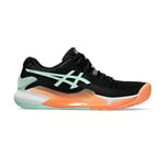 ASICS Femme Gel-Resolution 9 Padel Sneaker, Black Mint Tint, 35.5 EU