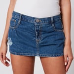 Vivienne Westwood Crewe Foam Denim Mini Skirt - W27