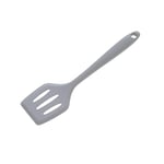 Wiltshire Mini Silicone Slotted Turner, Flipping & Turning Tool, Fish Slice, Cooking & Serving Spatula, Heat-Resistant Utensil, Non-Stick, Non-Scratch, Pebble Grey, 21x5.5x2cm