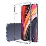 Fyxklj Transparent Large Hole, Thin TPU Anti-Slip and Anti-Fingerprint, Easy to Clean Phone Case, Suitable for iPhone 12mini