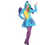 Atosa-26916 Atosa-26916-Costume-Déguisement Dragon Bleu XL-Adulte, Femme, 26916