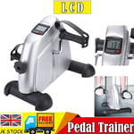 Mini Pedal LCD Exercise Bike Arm Leg Resistance Cardio Workout Fitness Gym Home