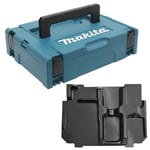 Makita - MakPac 1 avec moulage 838110-1 pour Batterie et Chargeur MKP1MOULE