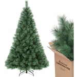 Salcar - Sapin de Noël Artificiel 210 cm – Aiguilles en pvc, Sapin Artificiel, Pin, Apparence Naturelle