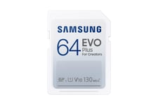 Samsung EVO Plus MB-SC64K - flashminnekort - 64 GB - SDXC UHS-I