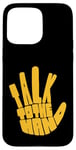 Coque pour iPhone 15 Pro Max University Varsity-Gold Talk to the Hand Varsity-Gold Yellow