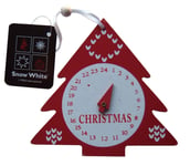 Christmas Countdown Clock -Tree,Wood Advent Calendar Xmas Tree Wooden Decoration