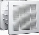 Airvent 401893 Commercial Axial Extractor Fan with Auto Backdraught Shutters 230mm / 9 Inch, White