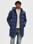 SELECTED HOMME Cooper Puffer Jacket, Sky Captain